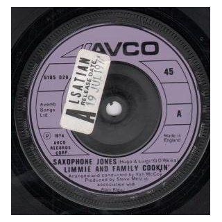 Saxophone Jones 7 Inch (7" Vinyl 45) UK Avco 1974 Music