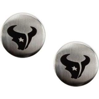 Houston Texans Logo Stud Earrings in Stainless Steel Jewelry