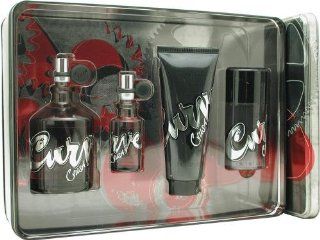 Curve Crush by Liz Claiborne for Men, Set (Cologne Spray 4.2 Ounce, Cologne Spray 0.5 Ounce, Skin Soother 3.4 Ounce, Deodorant Stick 2.6 Ounce)  Fragrance Sets  Beauty