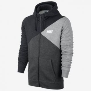 Nike Mens Club Color Block Full Zip #584979 032 (Blk/Drk Gry/Gry) at  Mens Clothing store