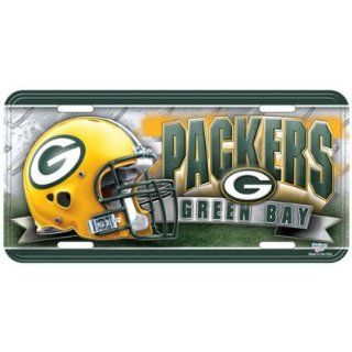 Green Bay Packers NFL Embossed Metal License Plate Car Auto Front Novelty Tag Automotive