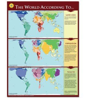 The World According ToArea, Population, Wealth   Poster   Prints