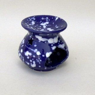Ceramic Incense Oil Warmer, 3" High   Designed for a Votive Candle   Incense Holders