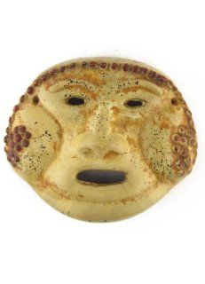 Across The Puddle Pre Columbian Calima Tattoo Mask (S) Reproduction   Collectible Figurines