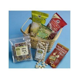Organic Fruit and Nuts Gift Basket  Gourmet Snacks And Hors Doeuvres Gifts  Grocery & Gourmet Food