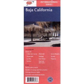 AAA 136566 Baja California Pocket Map  Street Maps 