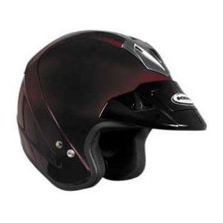KBC TOURCOM DARK RED 2XL MOTORCYCLE Open Face Helmet Clothing