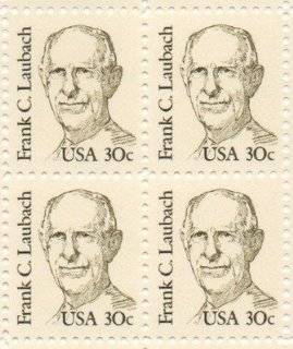  Frank C. Laubach Set of 4 x 30 Cent US Postage Stamps NEW Scot 1864 