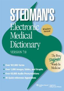 Stedman's Electronic Medical Dictionary Version 7.0 for Windows Stedman's 9780781789868 Books