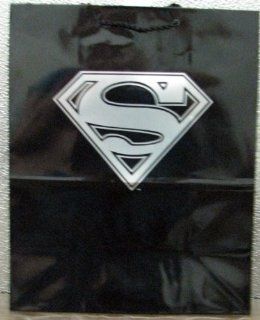 Hallmark Gift Bags EGB3830 Large Black and Silver Superman Gift Bag 