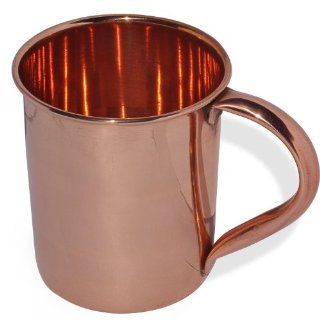 Pure Copper Moscow Mule Mug Lacquered Finish Kitchen & Dining