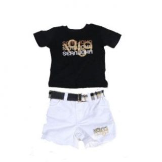 Sean John Boys 2 pc Short Set (3 6 months) Infant And Toddler Shorts Clothing Sets Clothing