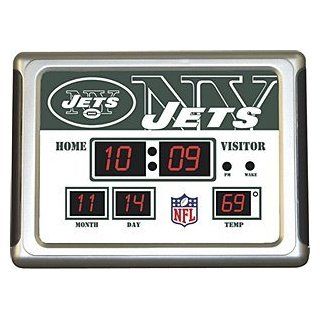 New York Jets Scoreboard Alarm Clock  Sports Fan Alarm Clocks  Sports & Outdoors