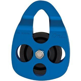 Cable Able Pulley   2 3/8 Sides Blue/Aluminum  Climbing Pulleys  Sports & Outdoors