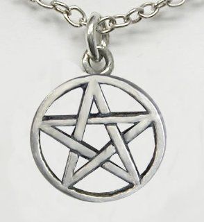A Lovely Little Pentacle Charm or Pendant in Sterling Silver The Silver Dragon Jewelry
