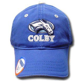 NCAA COLBY COLLEGE MULES BLUE TODDLER KID CAP HAT ADJ  Sports Fan Baseball Caps  Sports & Outdoors