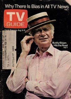 1975 TV Guide August 9   Buddy Ebsen; Emergency;Pat Buttram; Amost anything Goes  