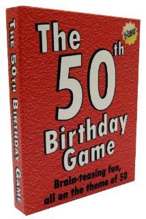 The 50th Birthday Game. Fun 50th birthday party idea, also a uniquely fun 50th birthday gift for men and for women. Toys & Games