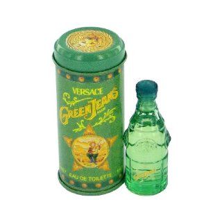 GREEN JEANS by Gianni Versace for MEN EDT .25 OZ MINI (note* minis approximately 1 2 inches in height)  Eau De Toilettes  Beauty