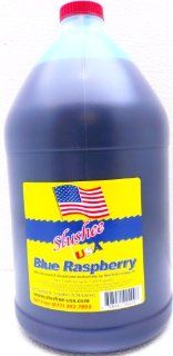 Blue Raspberry Slushie Mix  1 Gallon   128 oz (yields approximately 96 12oz servings) Mixing Ratio 7 (Water) to 1 (Product Mix)  Beverages  Grocery & Gourmet Food