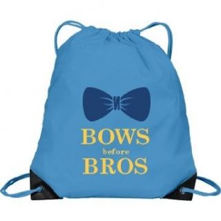 Bows Before Bros Port & Company Drawstring Cinch Bag Clothing