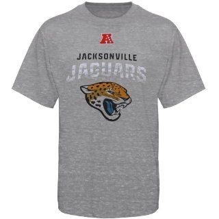 Jacksonville Jaguar T Shirts  Jacksonville Jaguars Victory Gear Tri Blend T Shirt   Ash  Sports Fan Apparel  Sports & Outdoors