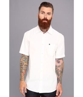 Quiksilver Elliot S/S Woven Shirt Mens Short Sleeve Button Up (White)