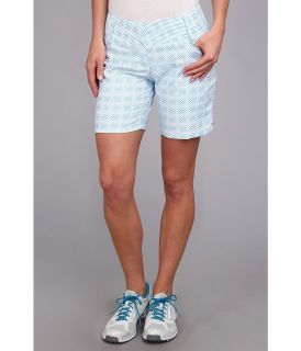 adidas Golf Dot Print Short 14 Womens Shorts (Beige)