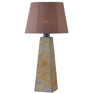 Pontus Natural Slate Outdoor Table Lamp