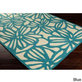 Hand hooked Hailey Transitional Floral Indoor/ Outdoor Area Rug (33 X 53)