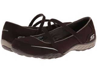 SKECHERS Quittin Time Womens Maryjane Shoes (Brown)