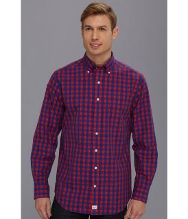 Vineyard Vines Slim Fit York Plaid Murray Shirt Mens Long Sleeve Button Up (Multi)