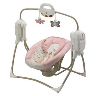 Fisher Price Twinkling Lights Space Saver Cradle n Swing   Berry