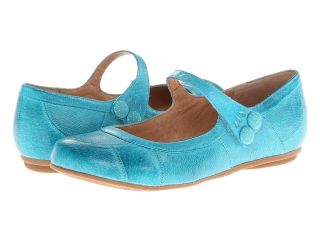 Miz Mooz Dotty Womens Maryjane Shoes (Blue)