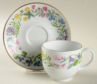 Royal Worcester Fairfield Flat Cup & Saucer Set, Fine China Dinnerware   Multico