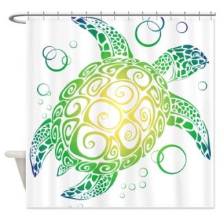  Sea Turtle Shower Curtain