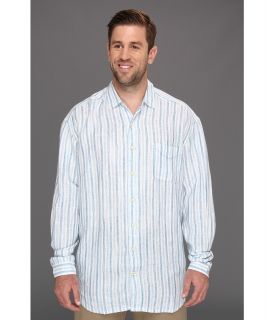 Tommy Bahama Big & Tall Big Tall Relax Academy L/S Shirt Mens Long Sleeve Button Up (Blue)