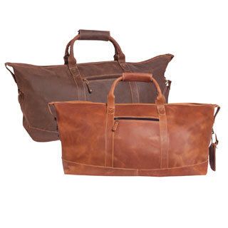 Canyon Outback Little River 22 inch Carry On Leather Duffel Bag