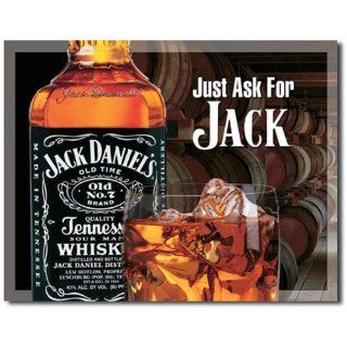 Jack Daniels   Ask for Jack Metal Tin Sign, 16x12   Bar Signs