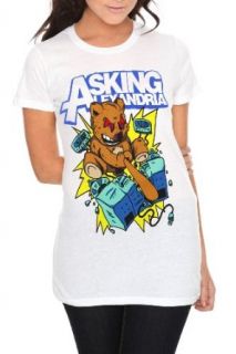 Asking Alexandria Bear Bat Girls T Shirt Plus Size Size  XX Large Fashion T Shirts