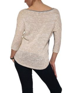 Women's Woodleigh 3/4 Knit Back Sweater in Heather Size M