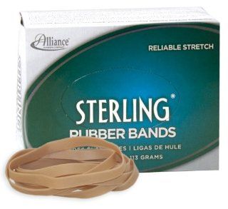 Alliance Sterling Rubber Band Size #64 (3 1/2 x 1/4 Inches)   1/4 Pound Box (Approximately 106 Bands per Box) (24649) 