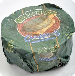 Strachitunt Cheese (Whole Wheel) Approximately 12 Lbs  Artisan Soft Ripened Cheeses  Grocery & Gourmet Food