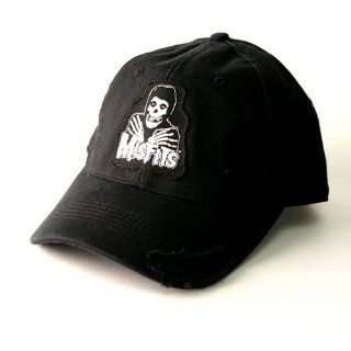 Misfits Tattered Patch Baseball Cap Sports & Outdoors