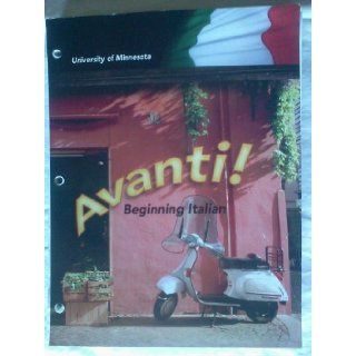 University of Minnesota Avanti Beginnig Italian (University of Minnesota Avanti Beginning Italian) Books