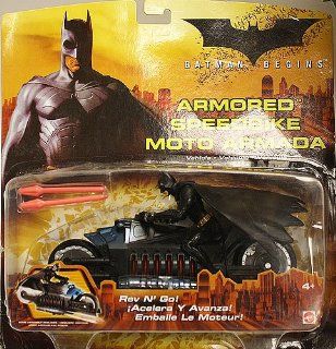 Mattel Batman Begins Armored Speedbike Rev N' Go H2852 Toys & Games