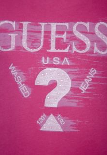 Guess Print T shirt   pink