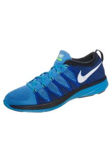 Nike Performance   FLYKNIT LUNAR2   Lightweight running shoes   blue