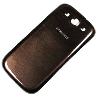 Battery Back Door Cover Replaement for Samsung Galaxy S III S3 i9300   Amber Brown Electronics