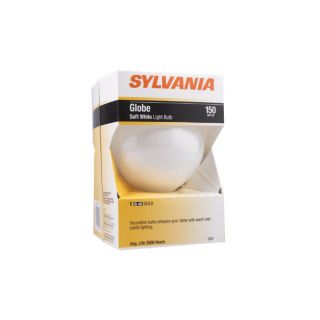 SYLVANIA 150 Watt Medium Base Soft White Dimmable Decorative Incandescent Light Bulb